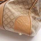 Celine Beige Mini Boston Bag Macadam — view 8