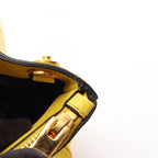 Prada Tote Saffiano Lux 2-Way Yellow Leather Galleria — view 6