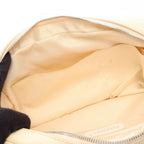 Chanel Shoulder Bag Quilted Cream Caviar Leather Chain — view 7