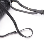 Dior Backpack Caro Small Macro Cannage Black Leather — view 6