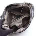 Chanel Shoulder Bag 2.55 Perforated Combination Black Leather Chain — view 3