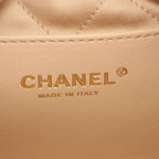Chanel Shoulder Bag Chanel 22 Mini 2-Way White Leather Quilted — view 4