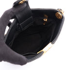 Chanel Shoulder Bag Quilted Black Lambskin Chain — view 3