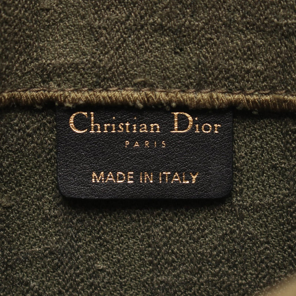 Dior Waist Bag Oblique Saddle Slim Pouch Khaki Leather — view 4