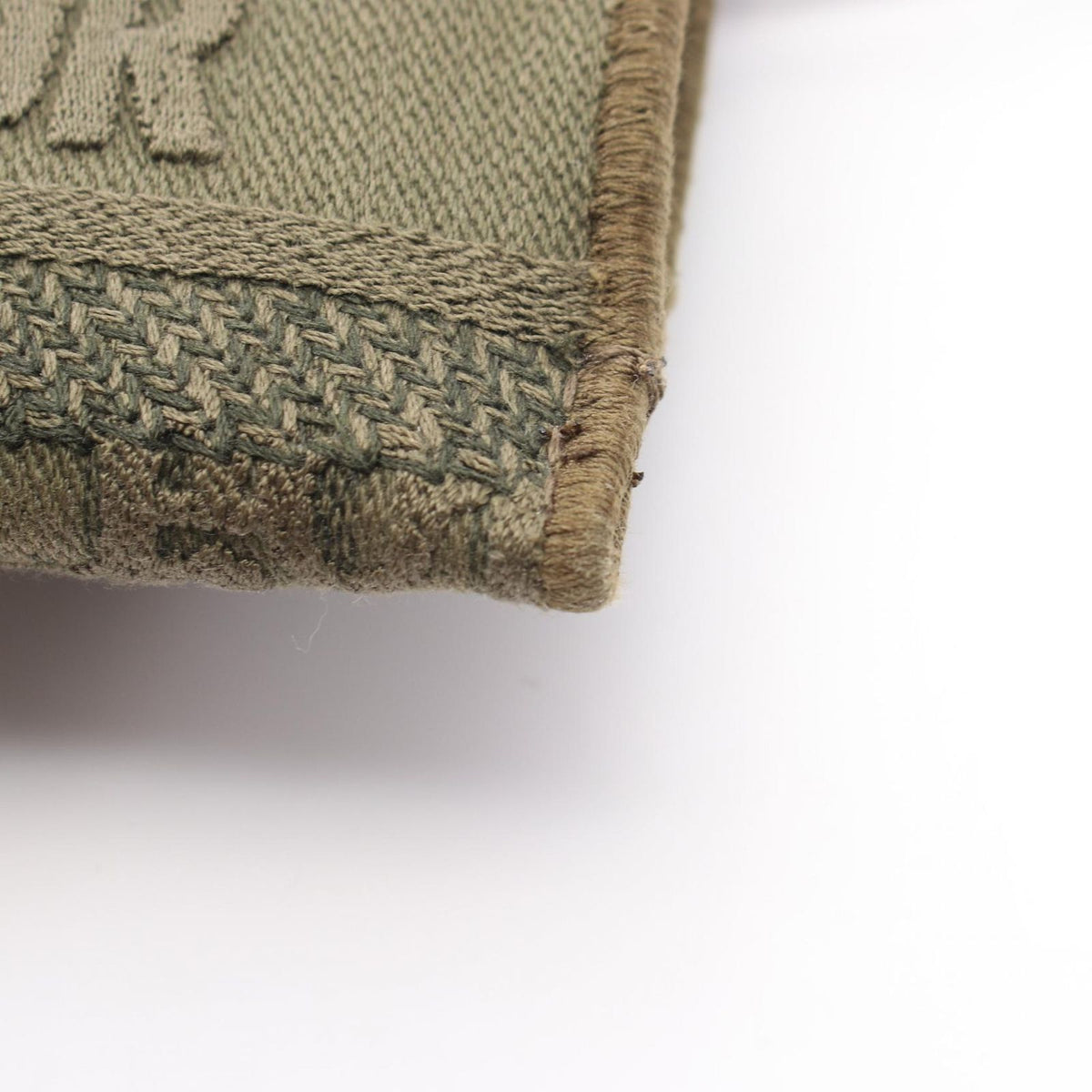Dior Waist Bag Oblique Saddle Slim Pouch Khaki Leather — view 7