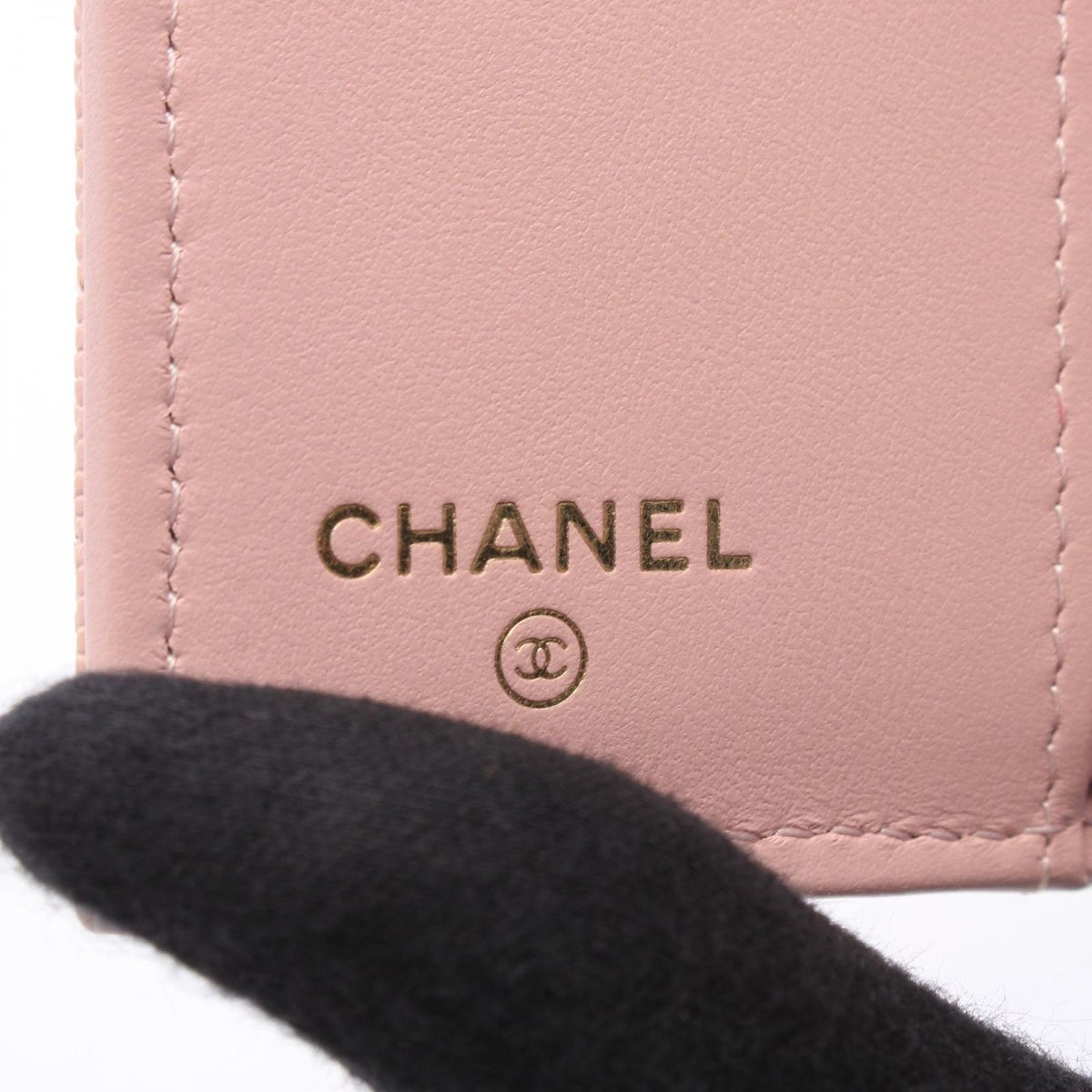Chanel Trifold Wallet Classic Small Flap Quilted Light Pink Caviar Leather — view 5