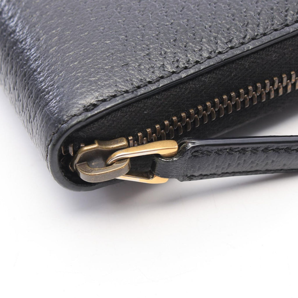 Gucci Round Wallet GG Marmont Black Leather — view 8