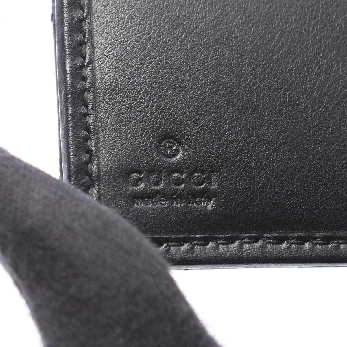 Gucci Bifold Wallet GG Marmont Black Leather Double — view 4