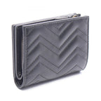 Gucci Bifold Wallet GG Marmont Black Leather Double — view 2