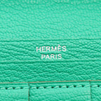 Hermes Bifold Wallet Bearn Soufflet Mint Leather — view 5