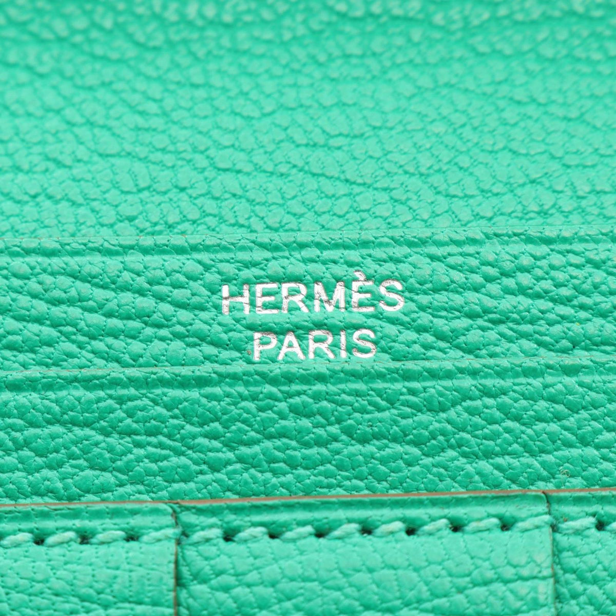 Hermes Bifold Wallet Bearn Soufflet Mint Leather — view 5