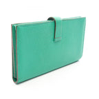 Hermes Bifold Wallet Bearn Soufflet Mint Leather — view 2