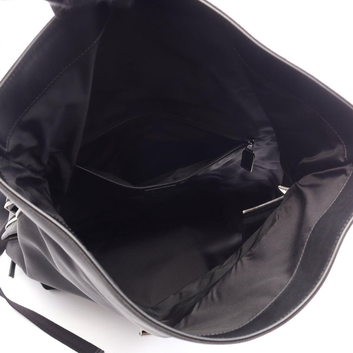Gucci Backpack Sherry Line Black Green Red Leather — view 3