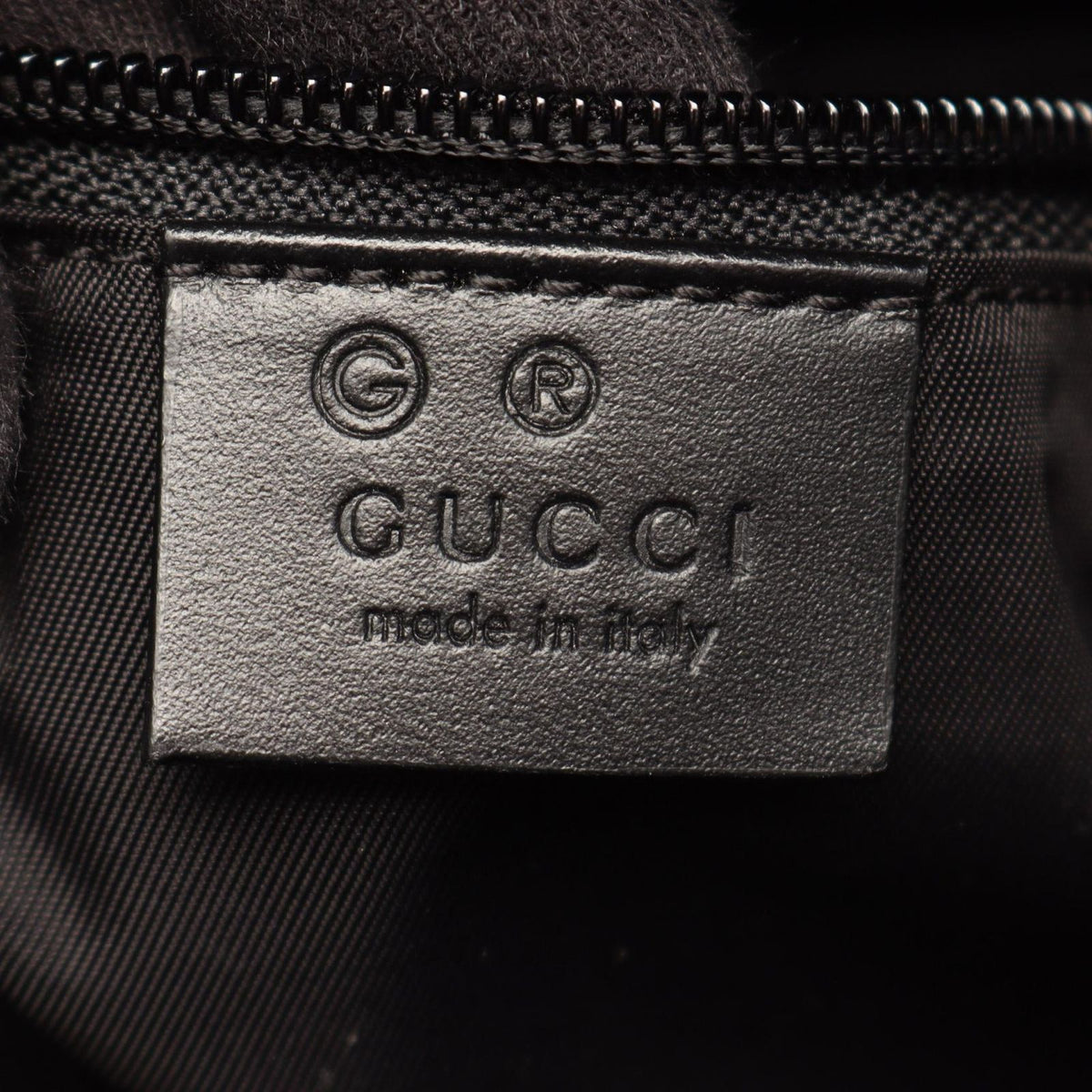 Gucci Backpack Sherry Line Black Green Red Leather — view 4