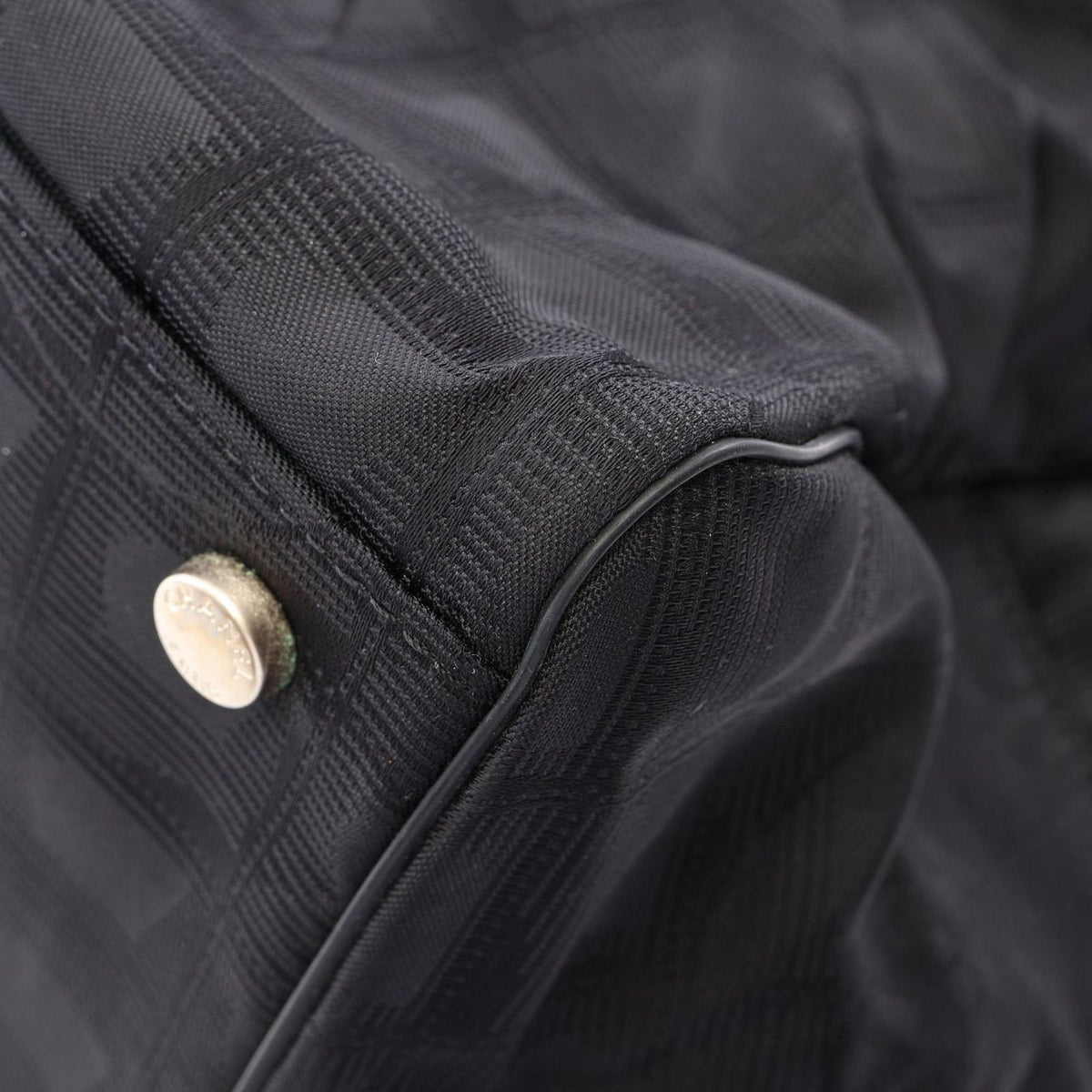 Chanel Boston Bag New Travel Line Black Leather — view 6