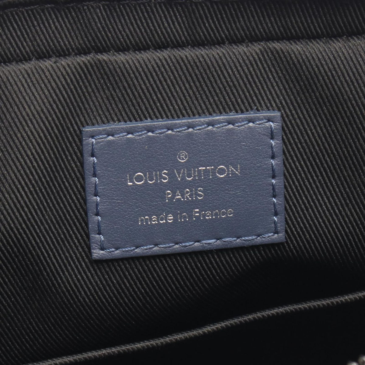Louis Vuitton Shoulder Bag Duo Messenger Monogram Shadow Navy Leather — view 4