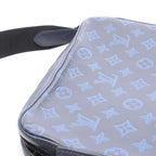 Louis Vuitton Shoulder Bag Duo Messenger Monogram Shadow Navy Leather — view 7