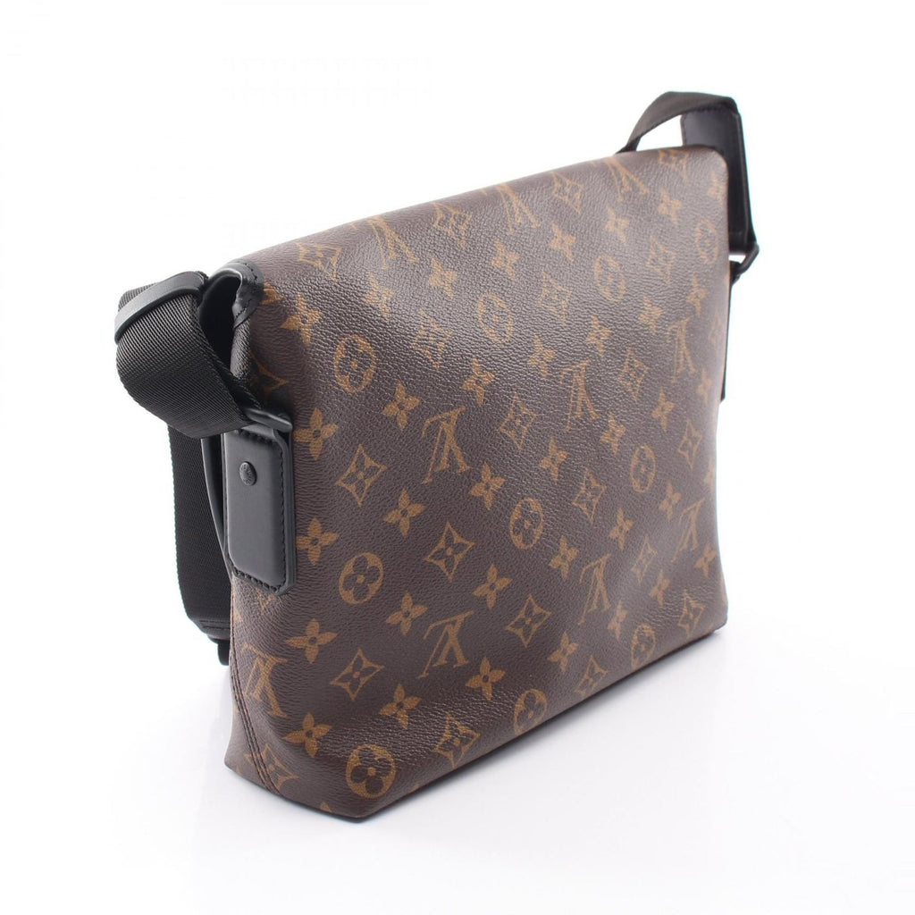 Louis Vuitton Shoulder Bag Magnetic Messenger Monogram Macassar Leather — view 2
