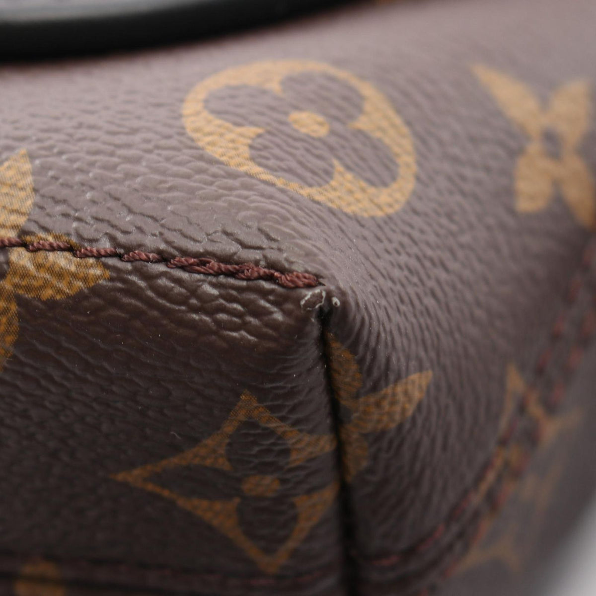 Louis Vuitton Shoulder Bag Magnetic Messenger Monogram Macassar Leather — view 7