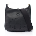 Hermes Shoulder Bag Evelyne 3 Trois PM Black Leather
