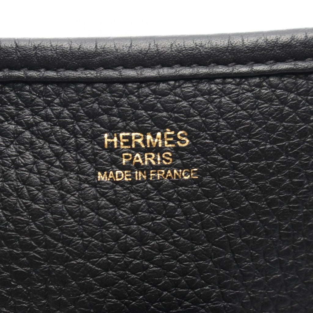 Hermes Shoulder Bag Evelyne 3 Trois PM Black Leather — view 4