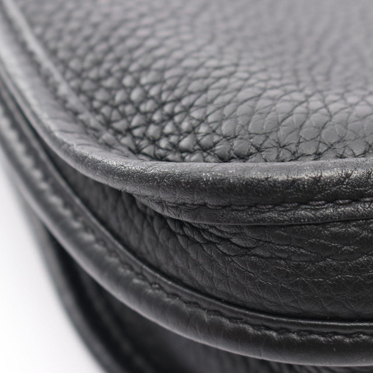 Hermes Shoulder Bag Evelyne 3 Trois PM Black Leather — view 8