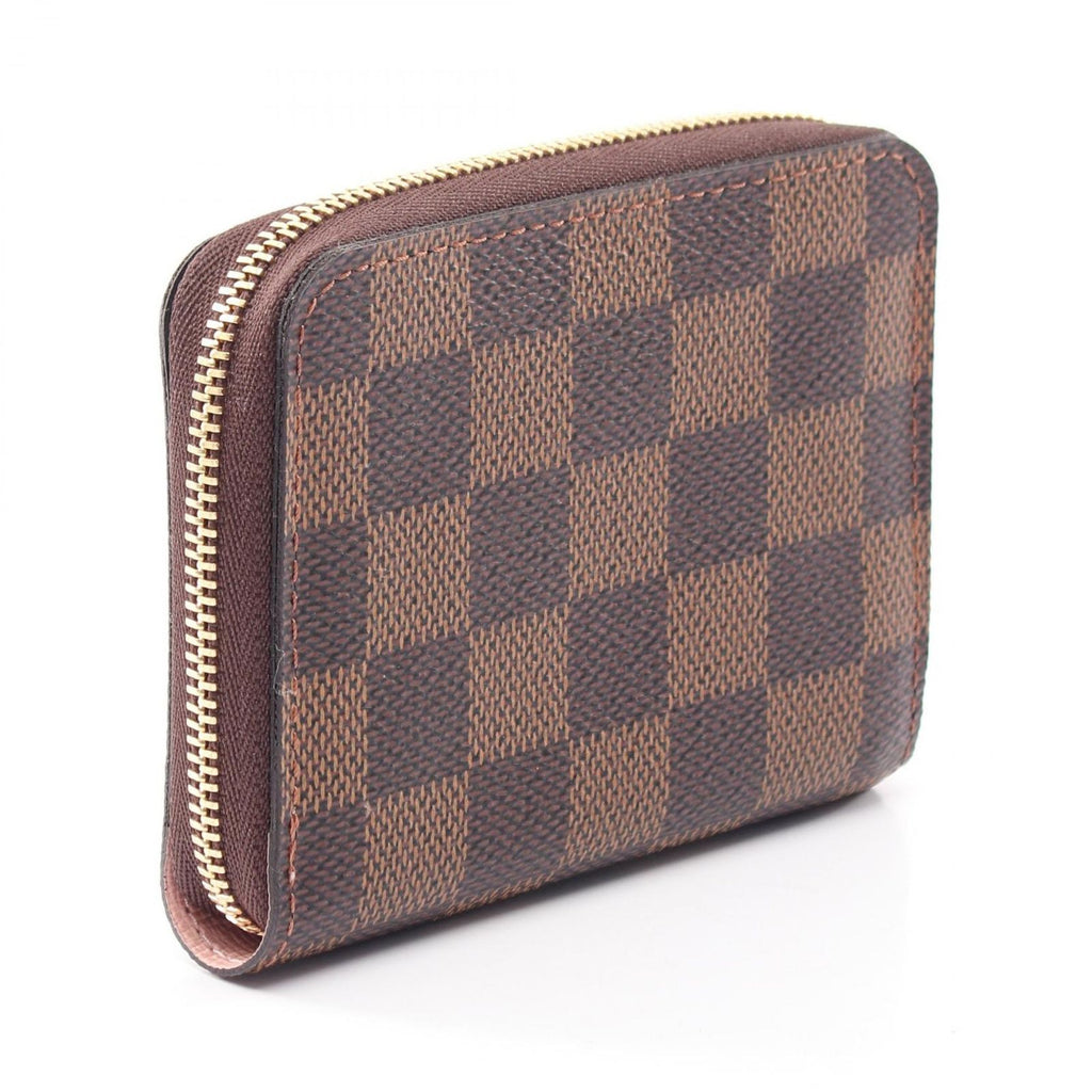 Louis Vuitton Coin Purse Zippy Damier Ebene Rose Ballerine — view 2
