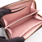 Louis Vuitton Coin Purse Zippy Damier Ebene Rose Ballerine — view 3