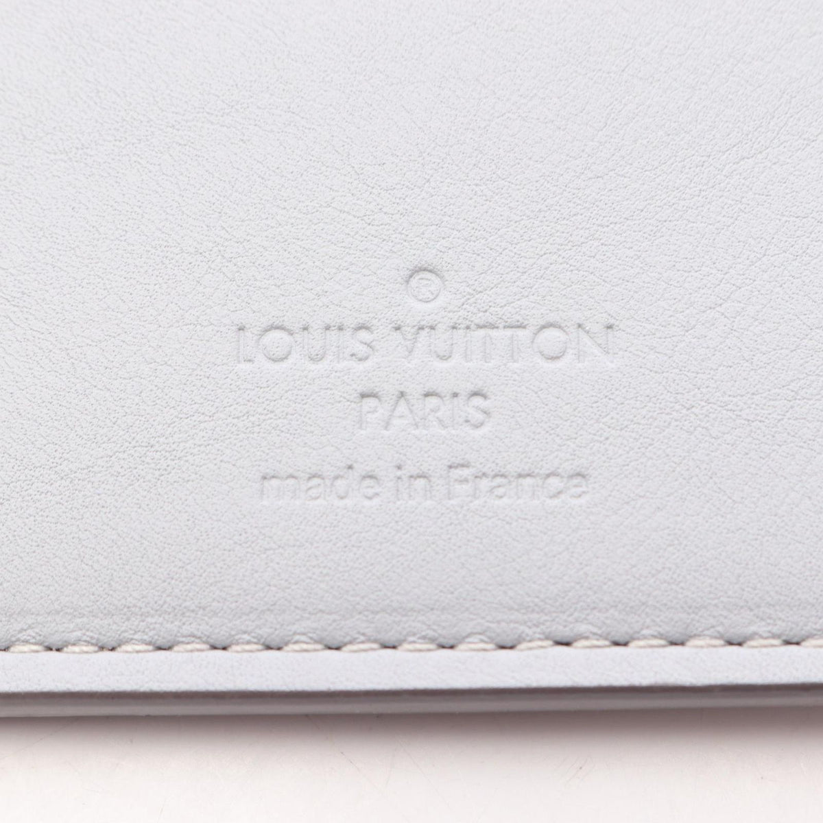 Louis Vuitton Bifold Wallet Portefeuille Brazza Damier Infini Pale Blue Leather — view 5