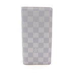 Louis Vuitton Bifold Wallet Portefeuille Brazza Damier Infini Pale Blue Leather