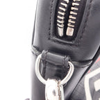 Fendi Shoulder Bag Black Gray Leather Square — view 5