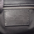 Fendi Shoulder Bag Black Gray Leather Square — view 4