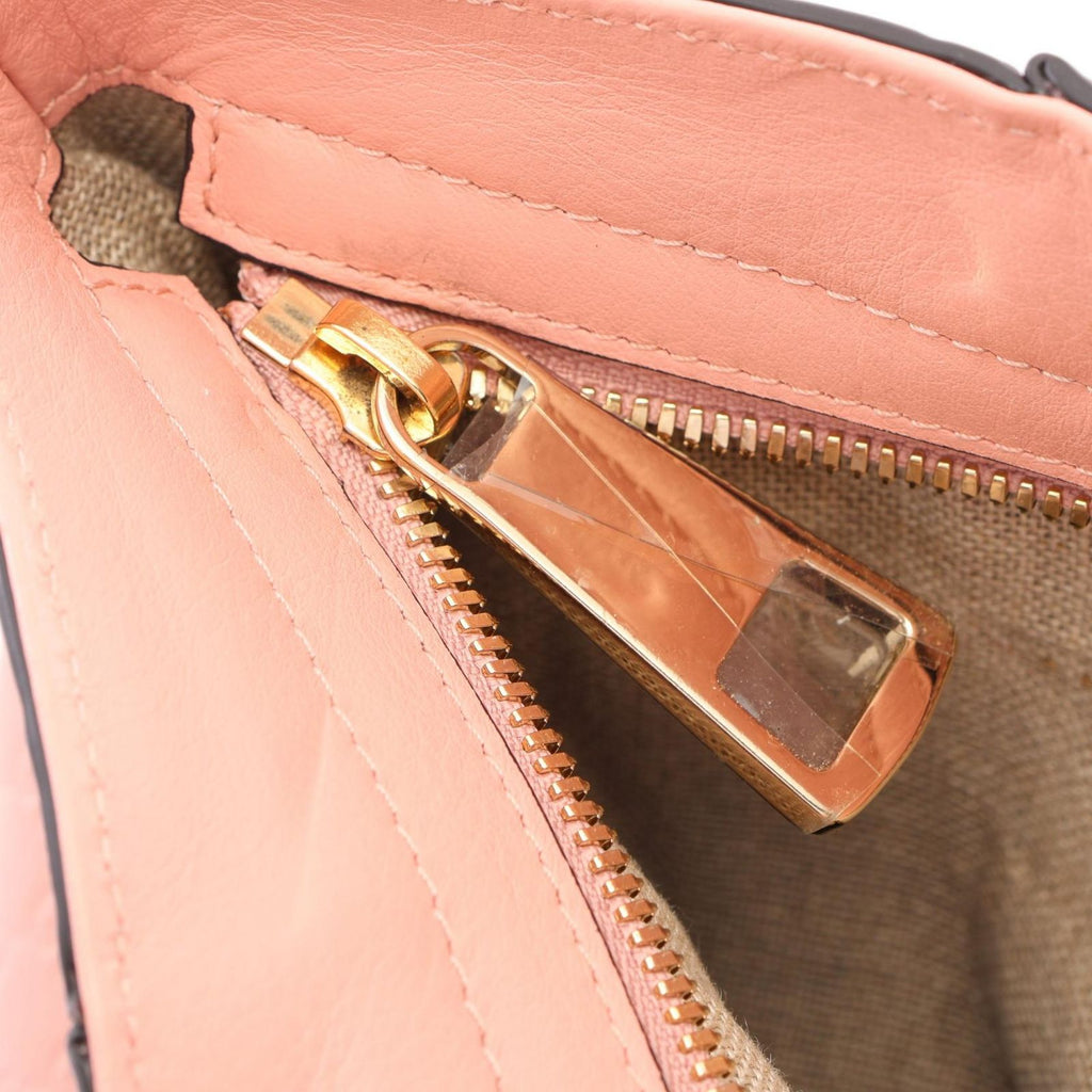 Gucci Tote Bree Micro Guccissima Pink Leather — view 5