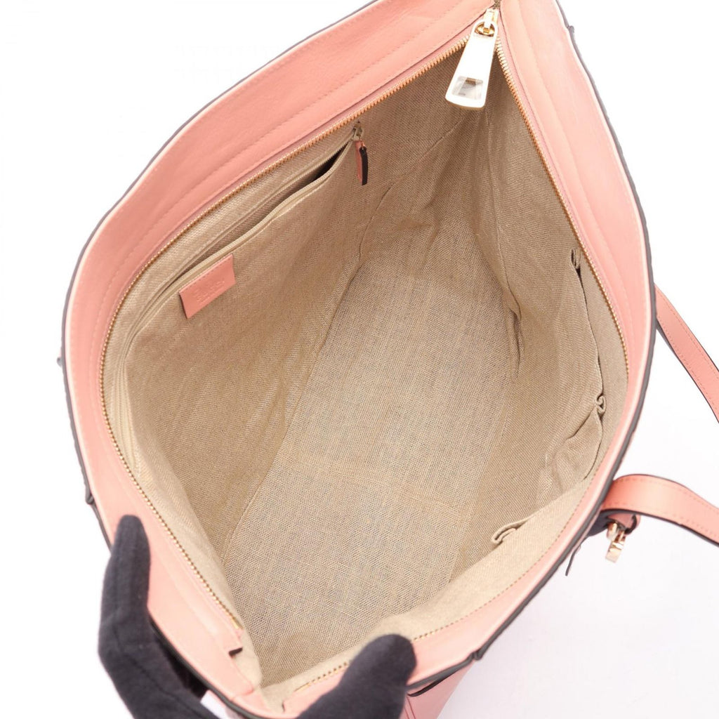 Gucci Tote Bree Micro Guccissima Pink Leather — view 3
