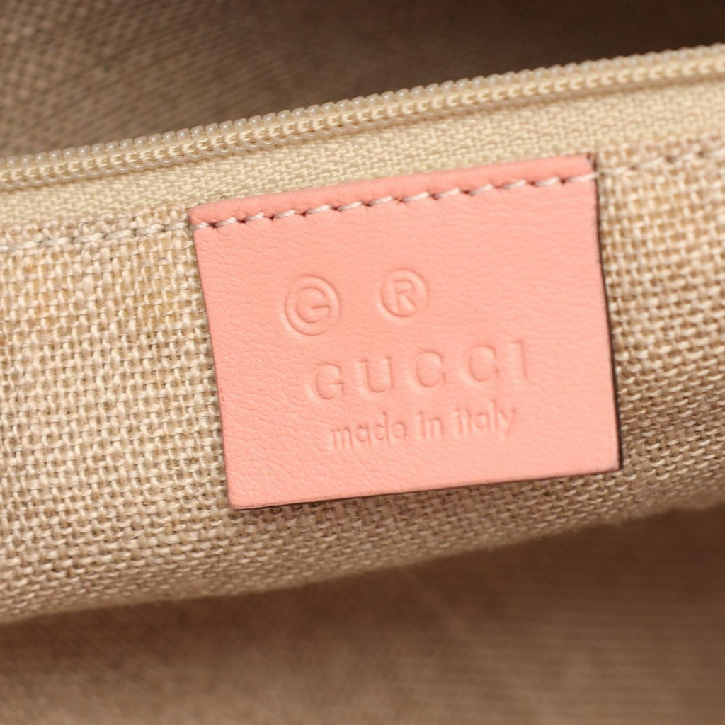 Gucci Tote Bree Micro Guccissima Pink Leather — view 4