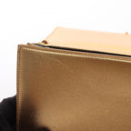 Saint Laurent Paris Shoulder Bag Metallic Gold Leather Chain Wallet — view 8
