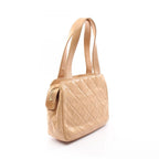Chanel Handbag Quilted Beige Lambskin — view 2