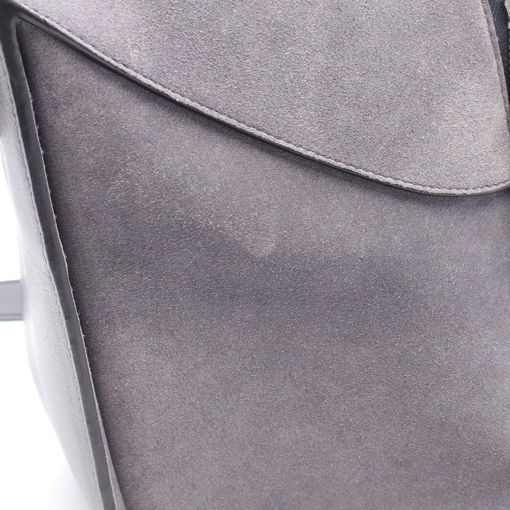 Loewe Handbag Hammock Small 2-Way Gray Suede Leather — view 5