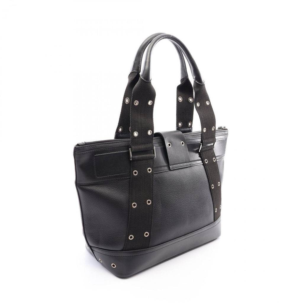 Dior Tote Street Chic Black Leather Canvas — view 2