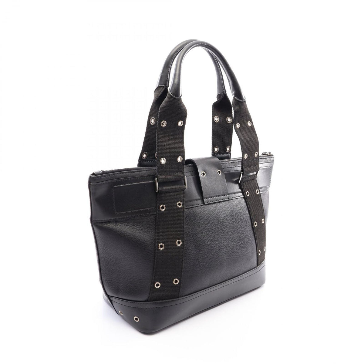 Dior Tote Street Chic Black Leather Canvas — view 2