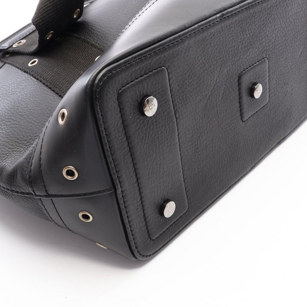 Dior Tote Street Chic Black Leather Canvas — view 6