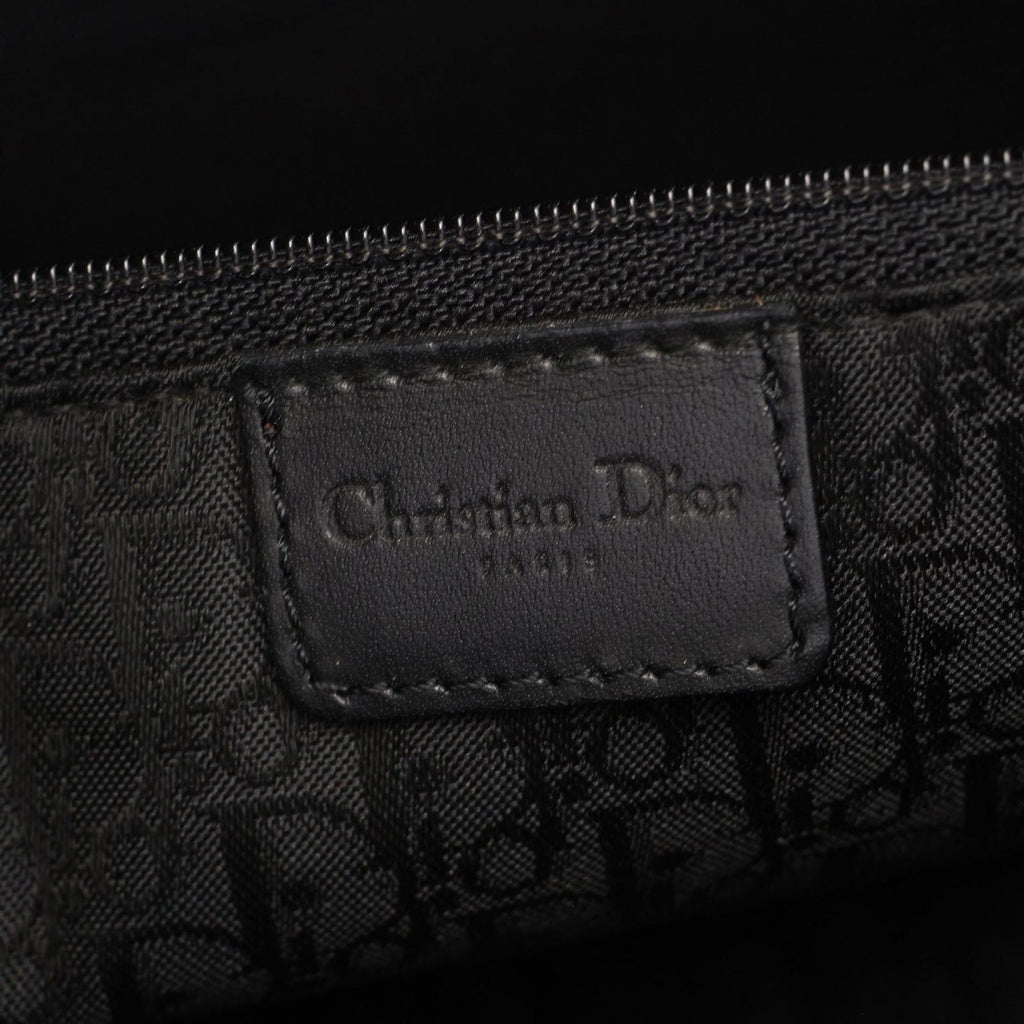 Dior Tote Street Chic Black Leather Canvas — view 4