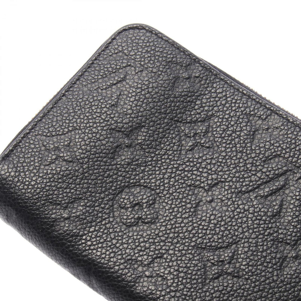 Louis Vuitton Round Wallet Zippy Monogram Empreinte Noir Leather — view 8