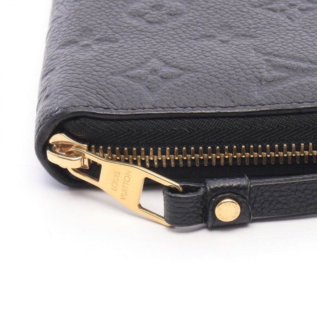 Louis Vuitton Round Wallet Zippy Monogram Empreinte Noir Leather — view 7