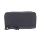 Louis Vuitton Round Wallet Zippy Monogram Empreinte Noir Leather