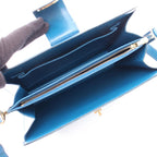 Louis Vuitton Shoulder Bag Capucines Epi Toledo Blue Leather — view 3