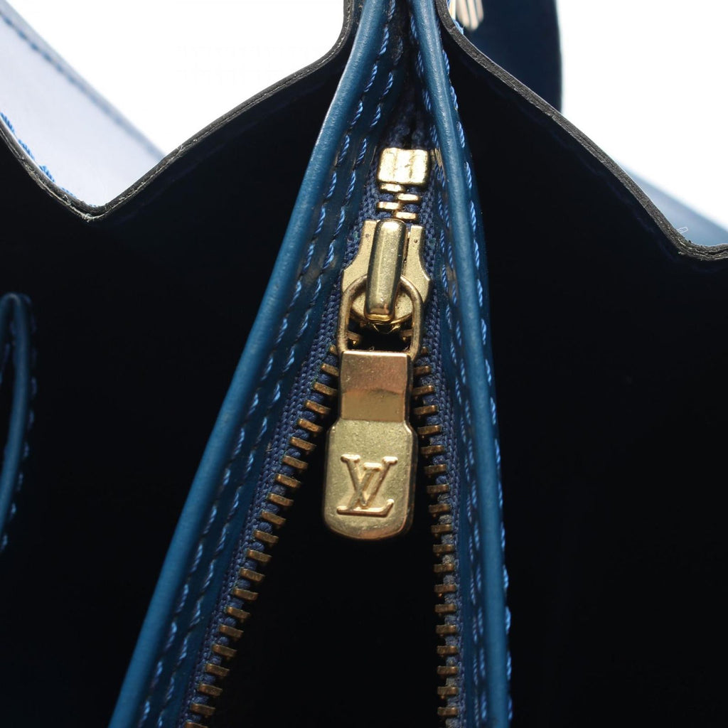 Louis Vuitton Shoulder Bag Capucines Epi Toledo Blue Leather — view 8