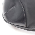 Prada Shoulder Bag Triangle Logo Nero Nylon Leather — view 7
