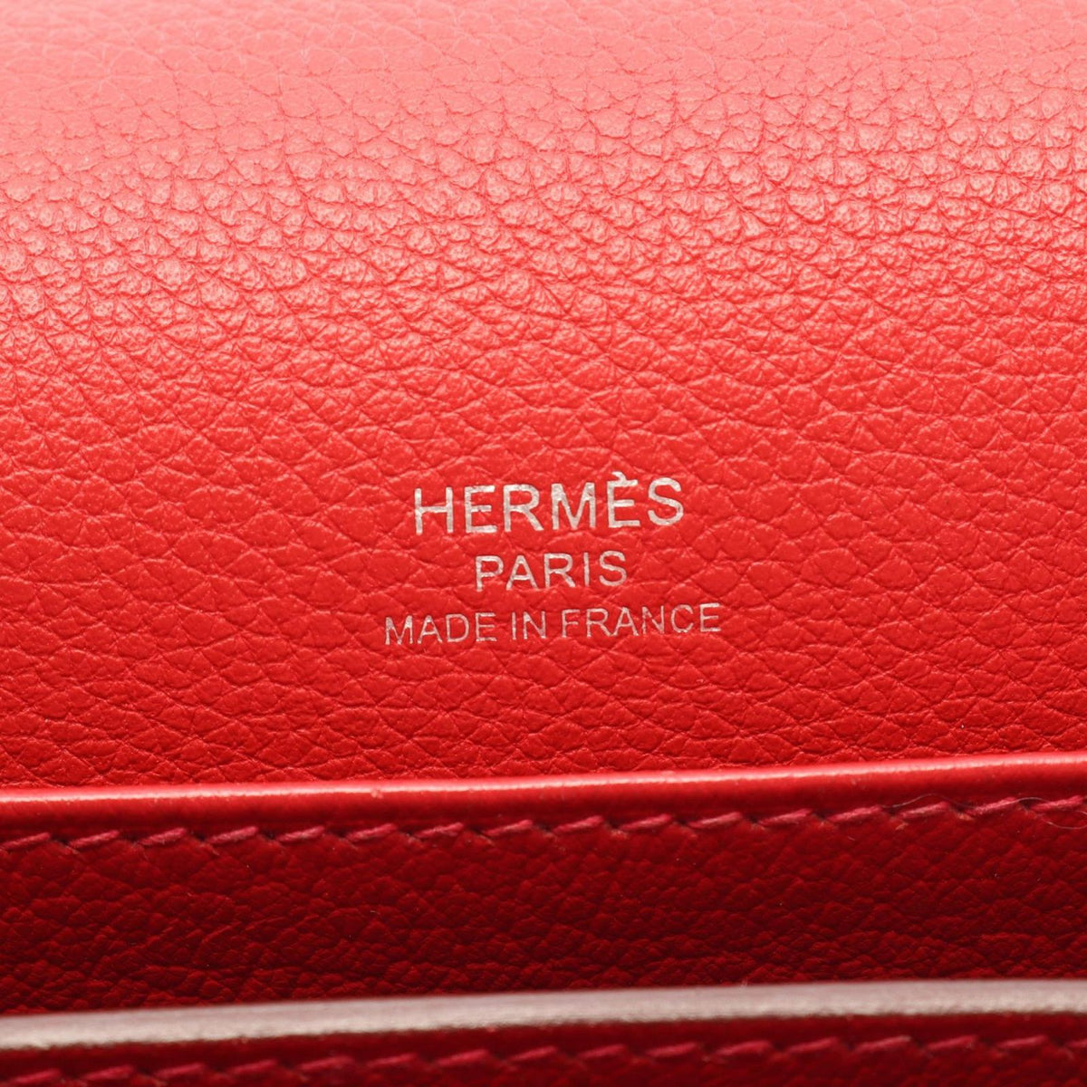 Hermes Shoulder Bag Sac Roulis Mini Rouge Garance — view 4