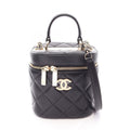 Chanel Shoulder Bag Trendy CC Black Lambskin Vanity 2-Way Chain